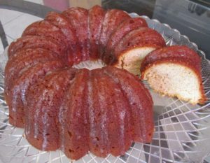 Diabetic Vanilla Almond Pound Cake