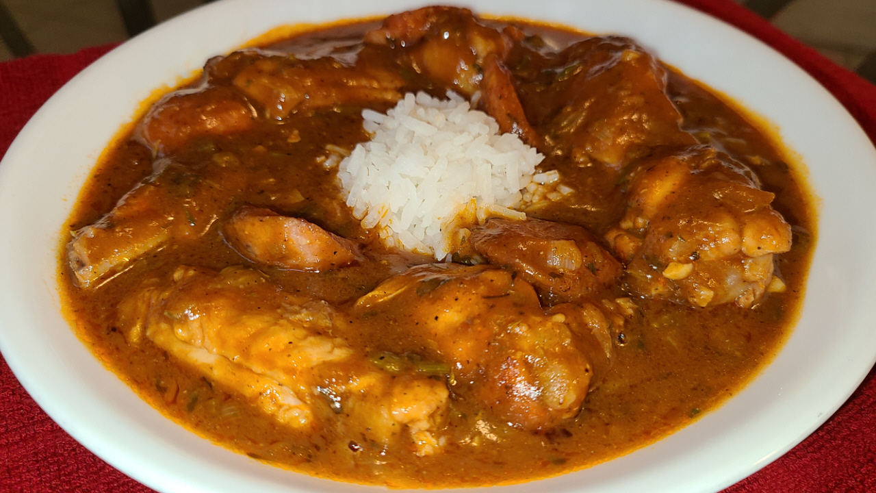 Chicken and Andouille Sausage Stew charliethecookandrews