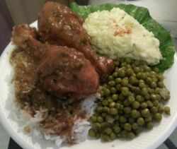 Smothered Chicken Meal