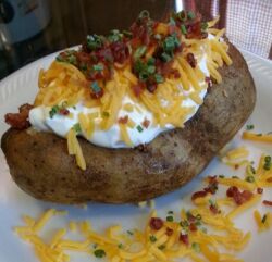 Twice baked potato
