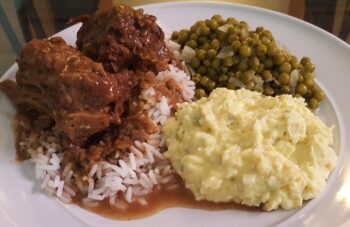 Smothered Turkey necks Meal