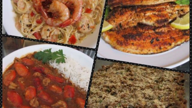 Seafood dishes (No Meat)