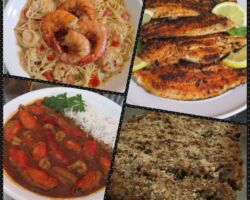 Seafood dishes (No Meat)