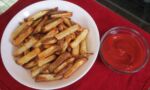 Homemade French Fries with Ketchup