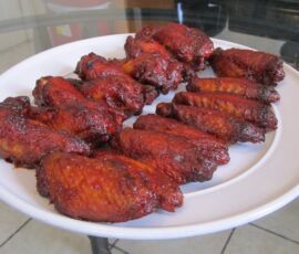 Honey Barbecue Chicken Wings (Air Fryer recipe)