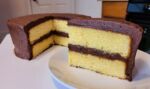 Yellow Butter Cake with Chocolate Fudge Frosting