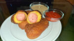 Andouille Sausage Corn dogs