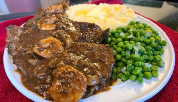 Liver and Onions with Shrimp Meal