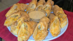 Crawfish Rolls with dipping sauce