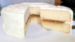 White Cake with Pineapple Filling