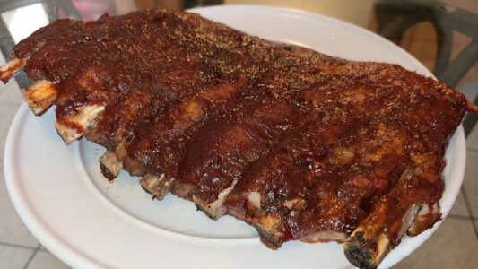 Oven Baked Barbecue Spare Ribs