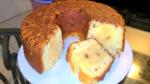 Eggnog rum cake