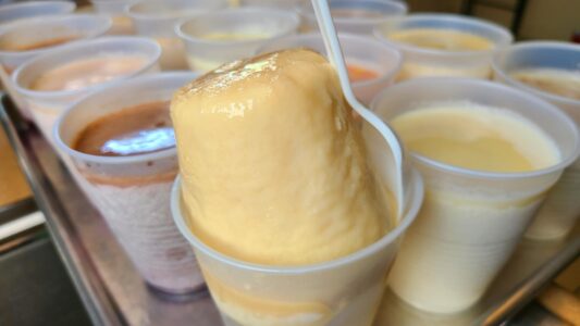 Ice cream frozen cups