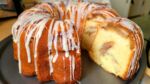Apple Cream cheese Bundt cake