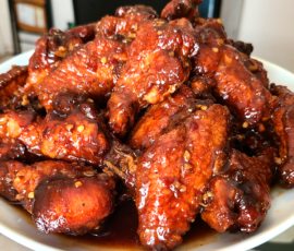 Bourbon Chicken Wings