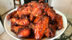 Bourbon Chicken Wings