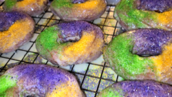 King Cake Doughnuts