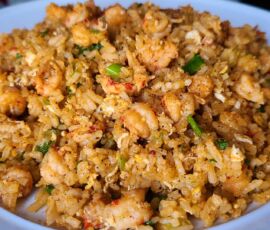 Spicy Crawfish Fried Rice