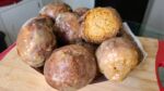 Sweet potato buttermilk drop doughnuts