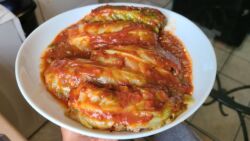 Smothered Cabbage rolls