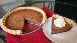 Chocolate Bourbon custard pie
