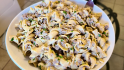 Homemade Ground beef Stroganoff