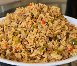 Louisiana Cajun Rice dressing