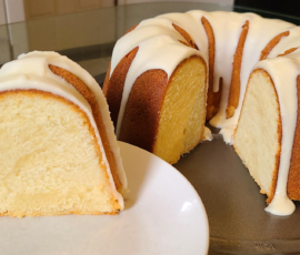 Classic cream cheese pound cake